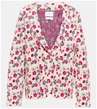 Barrie Floral jacquard-knit jacket