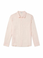 James Perse - Garment-Dyed Linen Shirt - Pink