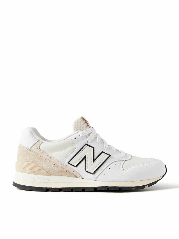 Photo: New Balance - Aimé Leon Dore 996 Suede and Rubber-Trimmed Leather Sneakers - White