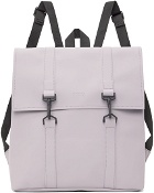 RAINS Purple MSN Mini Backpack