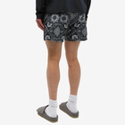 Moncler Men's Banadana Print Swim Short in Black