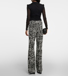 Diane von Furstenberg - Caspian printed jersey pants