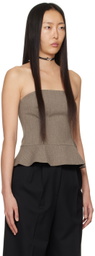 Beaufille Brown Francis Tank Top