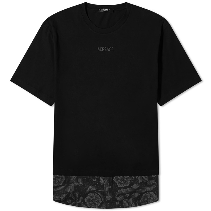 Photo: Versace Men's Baroque Panel T-Shirt in Black