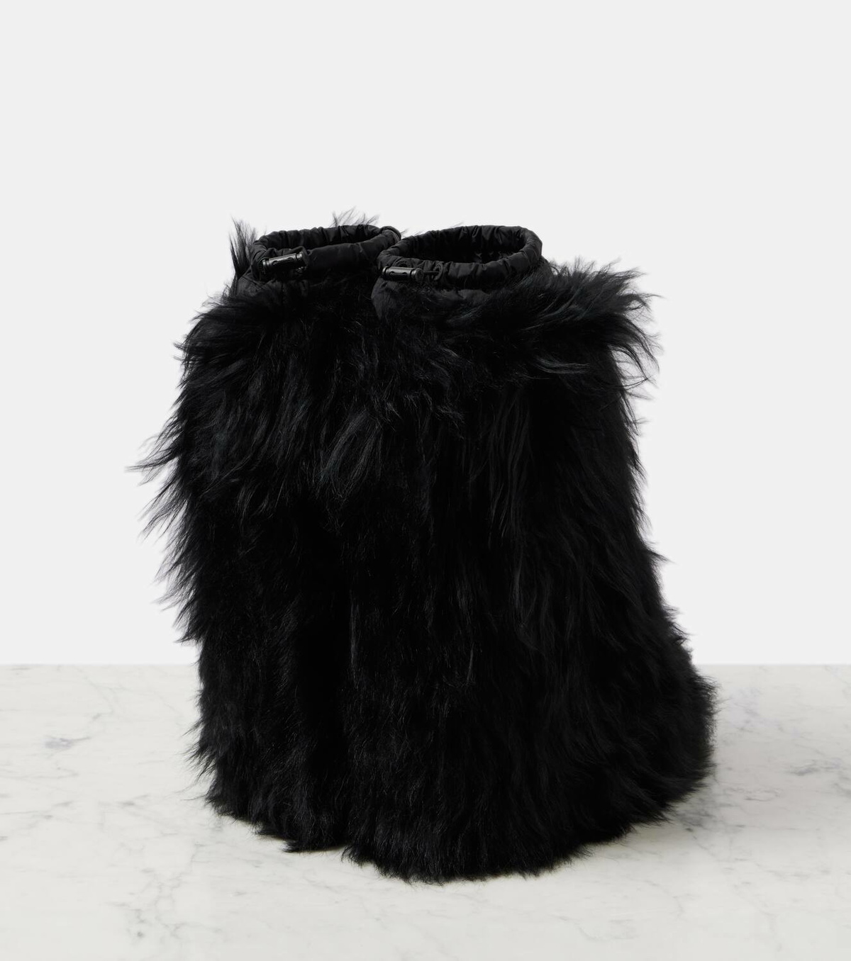 Moncler Grenoble Gaia shearling snow boots Moncler Grenoble