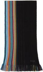 Paul Smith Black Edge Scarf