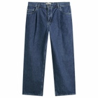 A Kind of Guise Men's Duma Pleated Denim Jeans in Worn Denim