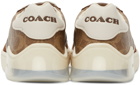 Coach 1941 Brown & Tan Citysole Signature Court Sneakers
