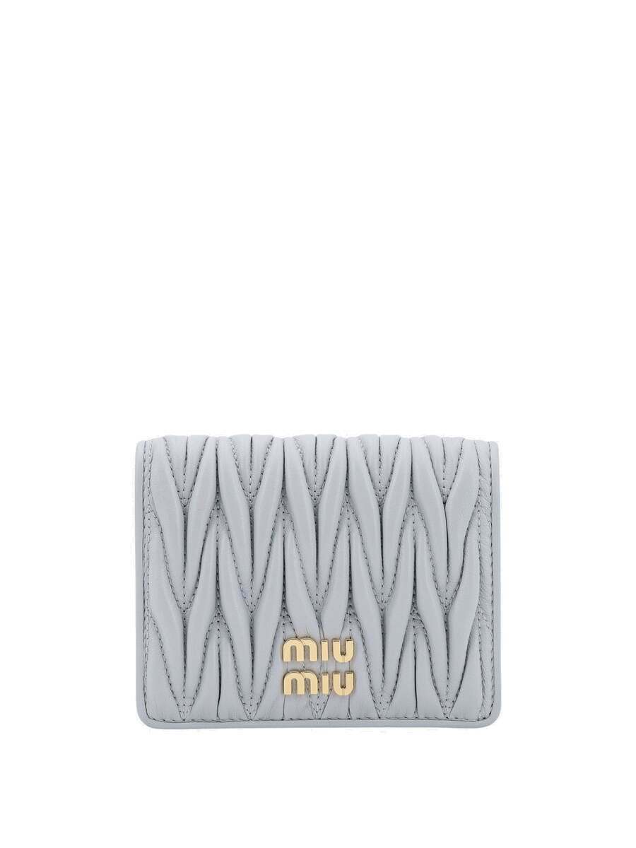 ★MIU MIU★25SS★Small Materase Wallet Marigold 5MH033AFPPF0 Miu Miu Matelassé nappa leather small wallet | REVERSIBLE