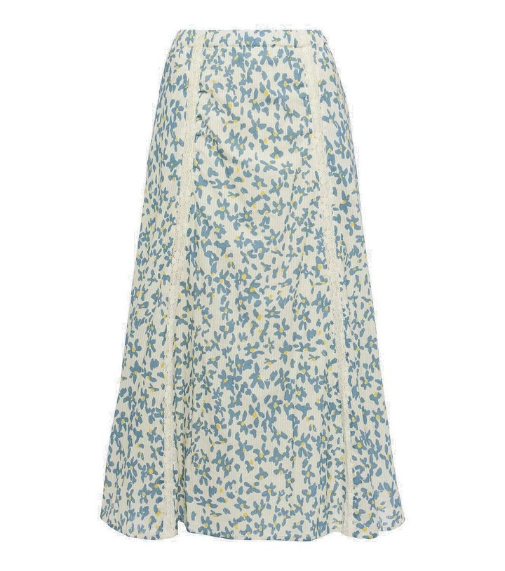 Photo: Velvet Kona floral cotton midi skirt