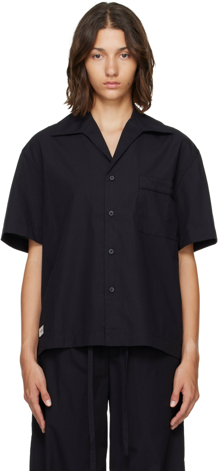 Entire Studios Black S/S Pyjama Shirt