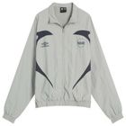 Boiler Room Men's x Umbro Shell Track Jacket in Grey
