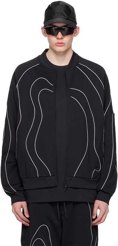Photo: Y-3 Black Piped Track Jacket