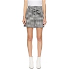 rag and bone Black and White Camille Shorts