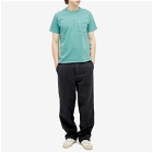 Velva Sheen Men's Pigment Dyed Pocket T-Shirt in Foggy Green