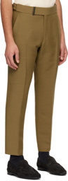TOM FORD Khaki Belted Trousers