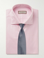 Canali - Slim-Fit Cutaway-Collar Cotton-Twill Shirt - Pink