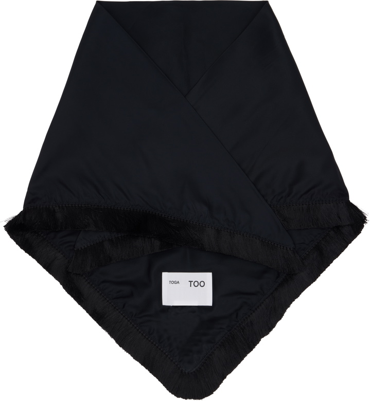 Photo: Toga Pulla Black Fringe Scarf