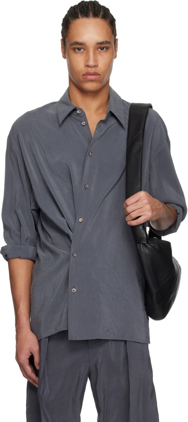 Photo: LEMAIRE Gray Twisted Shirt