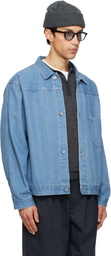 nanamica Blue Short Denim Jacket