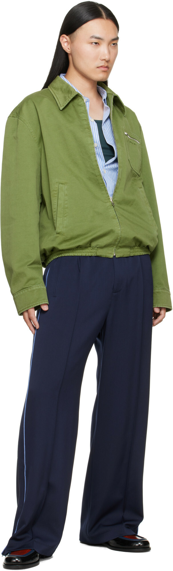 Marni Green Zip Jacket