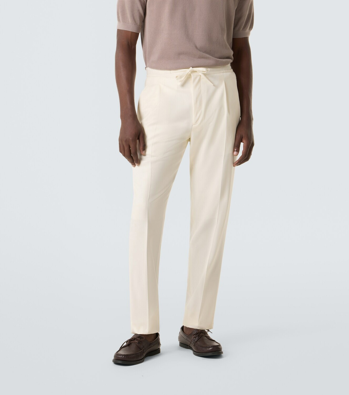 Lardini Virgin wool tapered pants