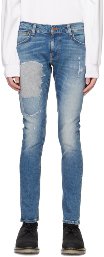 Photo: Nudie Jeans Blue Tight Terry Jeans