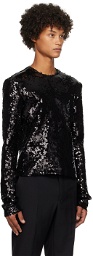 16Arlington SSENSE Exclusive Black Morden Long Sleeve T-Shirt