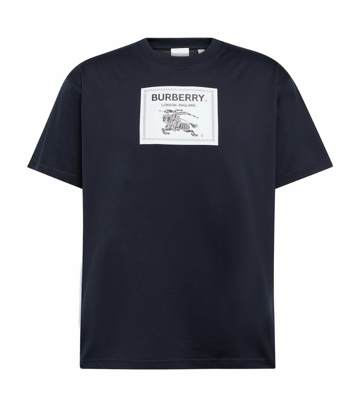 Photo: Burberry - Equestrian Knight cotton T-shirt