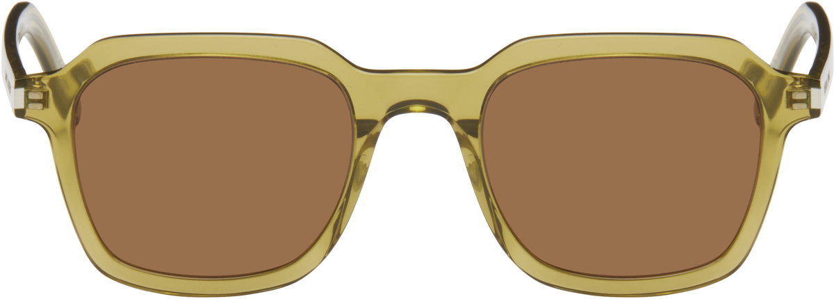 Saint Laurent Green SL 715 Slim Sunglasses Saint Laurent display picture 1