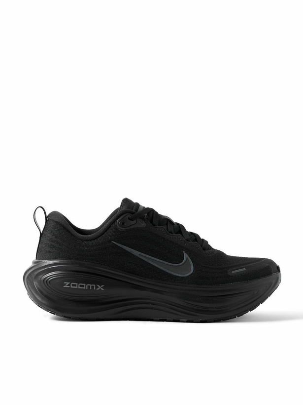 Photo: NIKE RUNNING - Vomero Plus Rubber-Trimmed Mesh Sneakers - Black