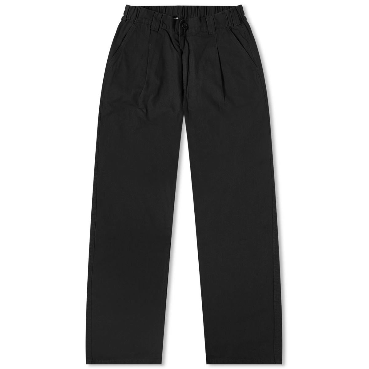 Service Works Men's Pleated Waiter Pants in Black Service Works