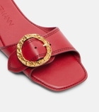 Zimmermann Solena leather slides