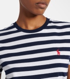 Polo Ralph Lauren Logo striped cotton jersey T-shirt