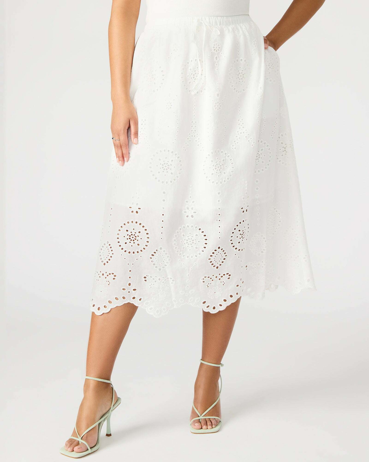 Steve Madden Anaisa Skirt in White