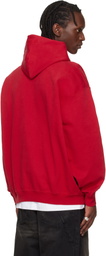 VETEMENTS Red 'Pornstar' Hoodie