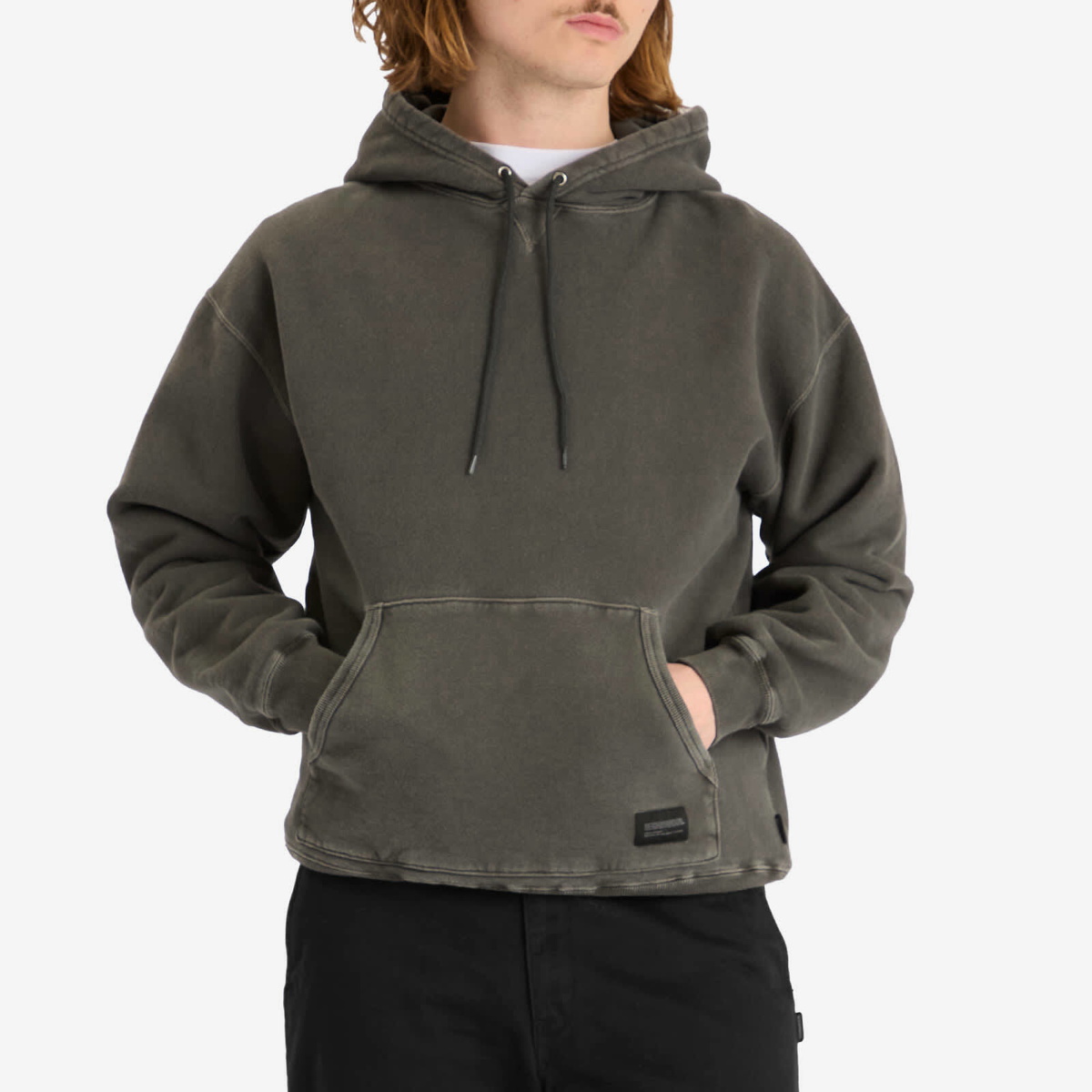 Neighborhood Men's Pigment Dyed Hoodie in Black Neighborhood
