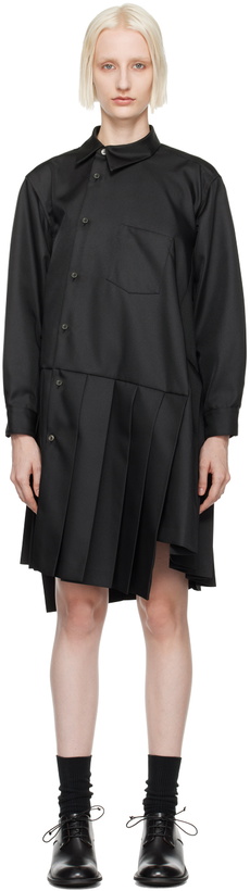 Photo: Comme des Garçons Comme des Garçons Black Pleated Midi Dress