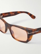 TOM FORD - Juan Square-Frame Tortoiseshell Acetate Sunglasses