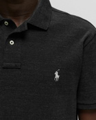 Polo Ralph Lauren Short Sleeve Knit Polo Shirt Black - Mens - Polos