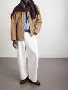 OrSlow - Corduroy-Trimmed Cotton-Canvas Jacket - Brown