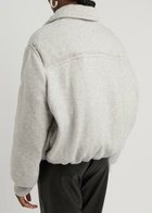 Aexae Padded Cashmere-blend Jacket Grey