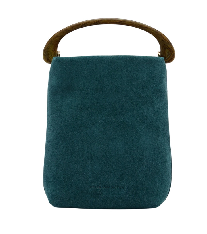 Photo: Dries Van Noten Crisp Mini suede top-handle bag