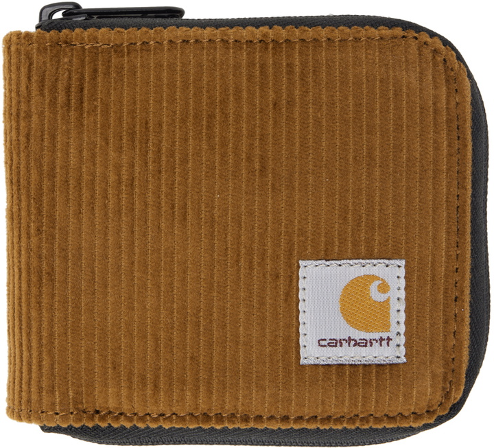 Photo: Carhartt Work In Progress Brown Flint Zip Wallet
