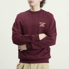 Drôle de Monsieur Men's Drole De Monsieur Slogan Sweatshirt in Wine