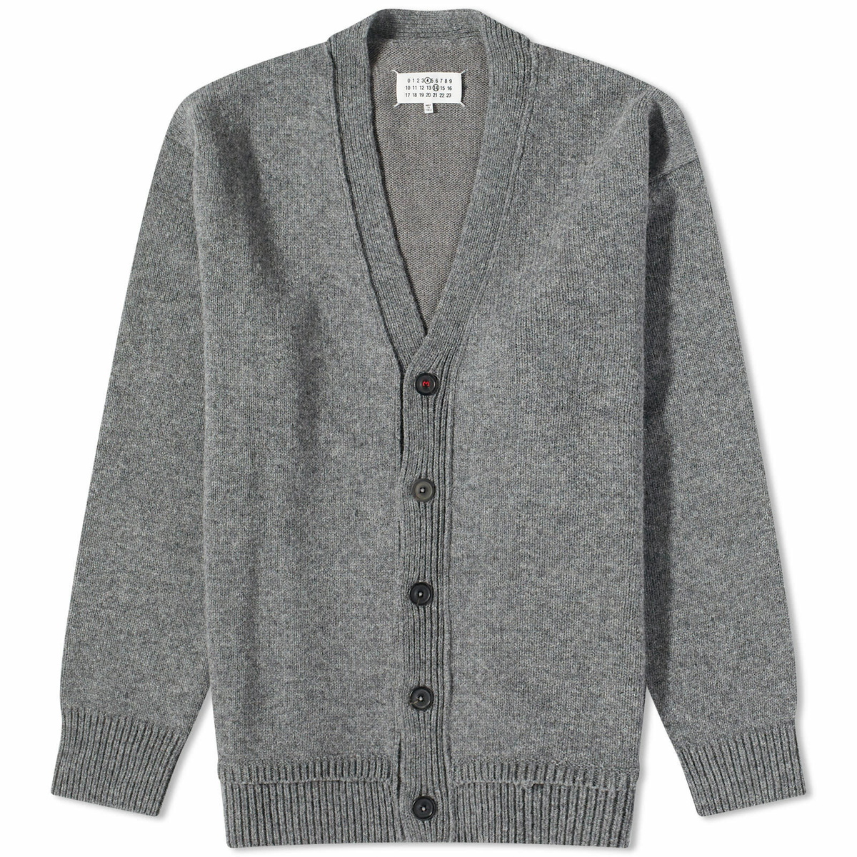 Maison Margiela 14 Classic Rib Knit Zip Cardigan Maison Margiela