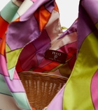 Pucci Picnic Iride silk top-handle bag