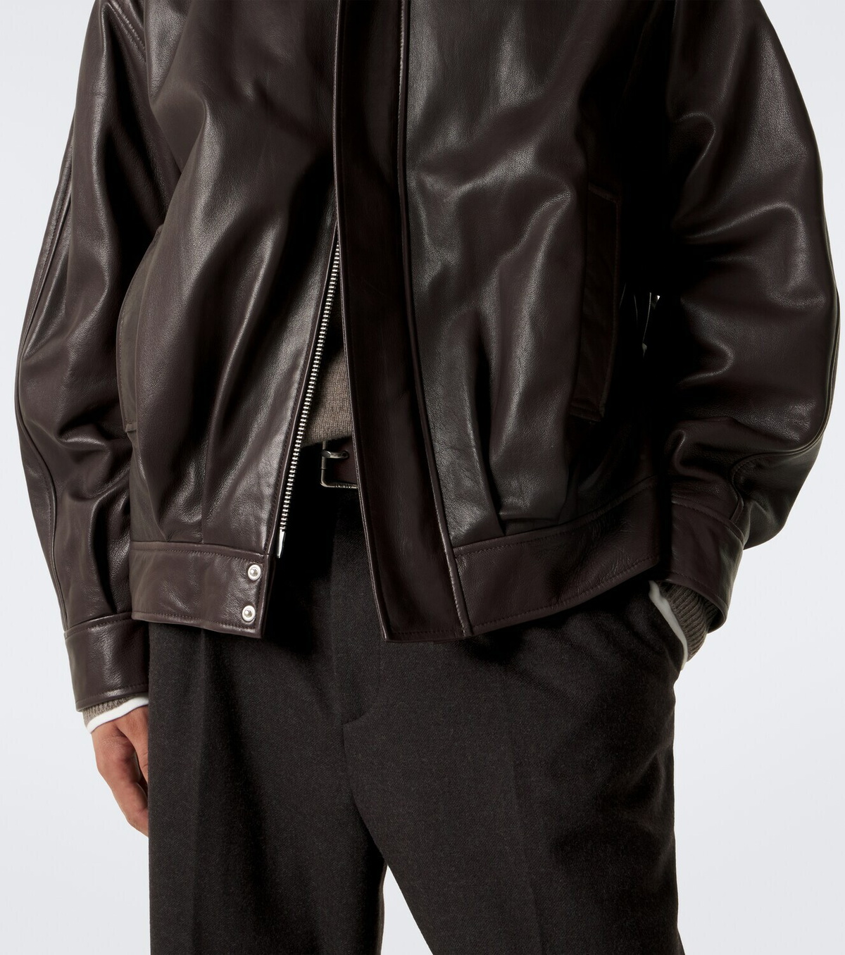 Arma Paulo leather blouson jacket