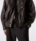 Arma Paulo leather blouson jacket