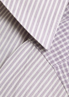 B Sides Ramona Printed Cotton-poplin Shirt Light Purple